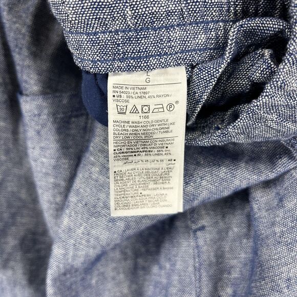 Old Navy Shorts Womens Large High Rise Linen Blend Lightweight Summer - Picture 10 of 15